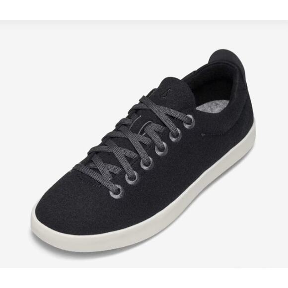 Allbirds WP Wool‎ Pipers Black And White Wool Washable Sneakers Size 9 - Picture 2 of 12